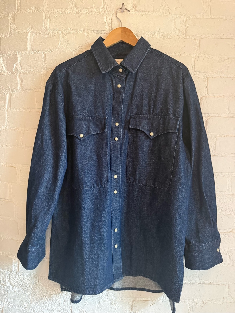 NWOT Utility Denim Shirt Jacket - Lightweight Overshirt
